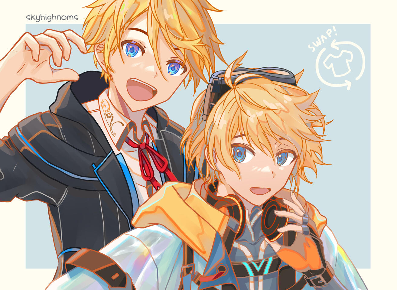 Yu Q. Wilson fanart (feat. Skye)